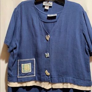 VINTAGE PHYLLIS MAXX MAXI DRESS SZ XL WITH BOLERO JACKET
